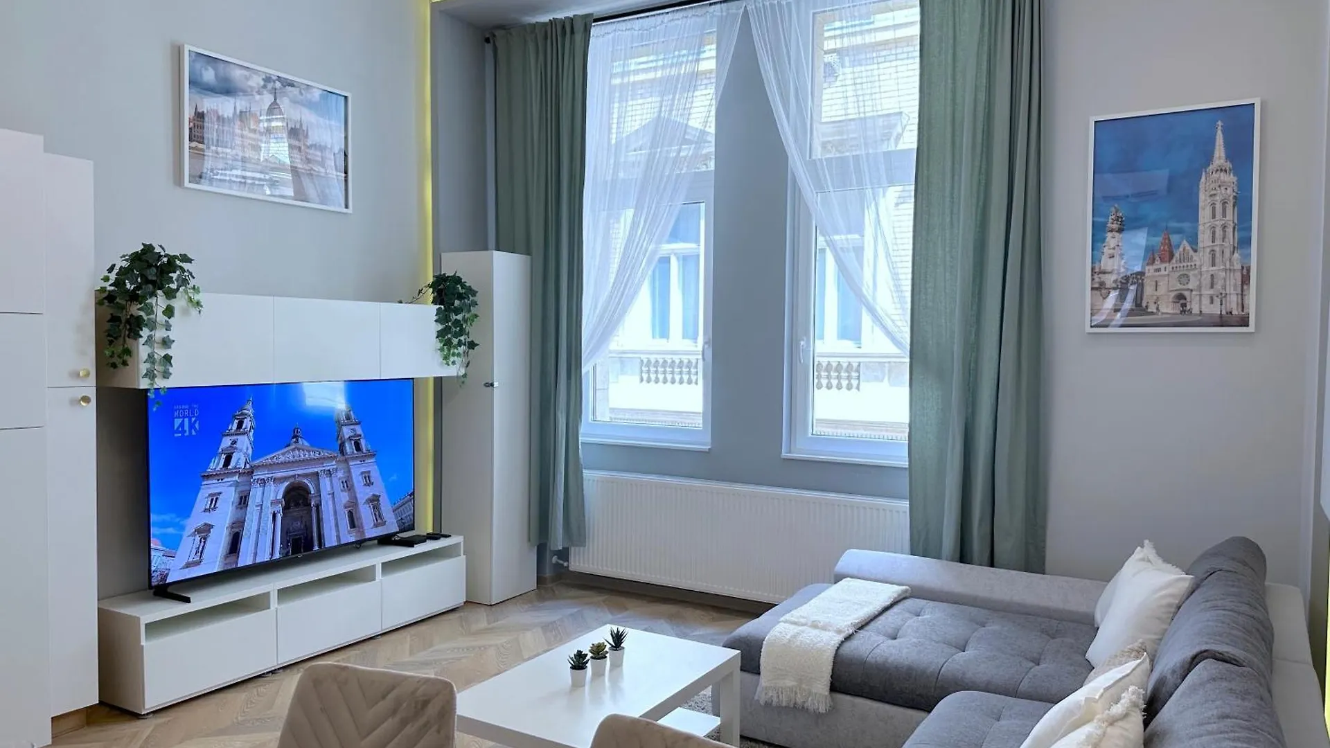 Lovely 3-Bedroom In Downtown With Modern Design And Ac ブダペスト